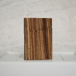 Wooden document case TimeWood zebrawood