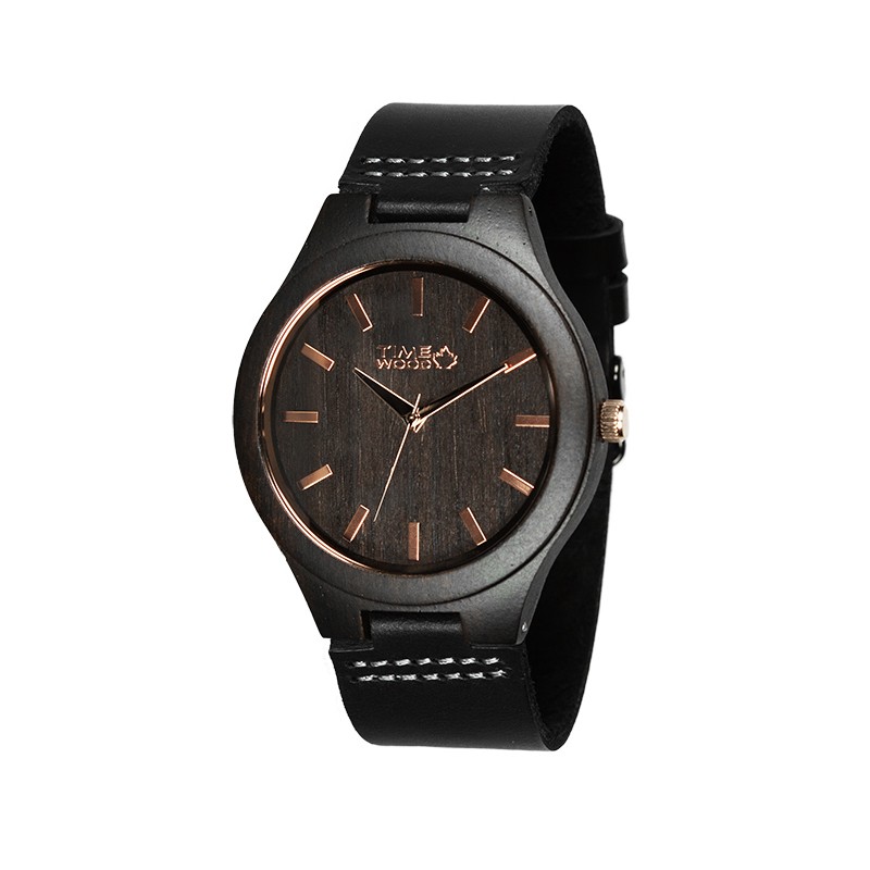 Dřevěné hodinky TimeWood EBONY