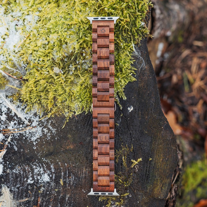 Dřevěný řemínek Apple watch band W