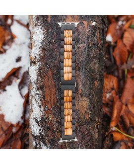 Dřevěný řemínek Apple Watch Band M